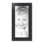 ArtToFrames 16x32" Matted Picture Frame with 12x28" Single Mat Photo Opening Framed in 1.25" Black and 2" Mat (FWM-4083-16x32)